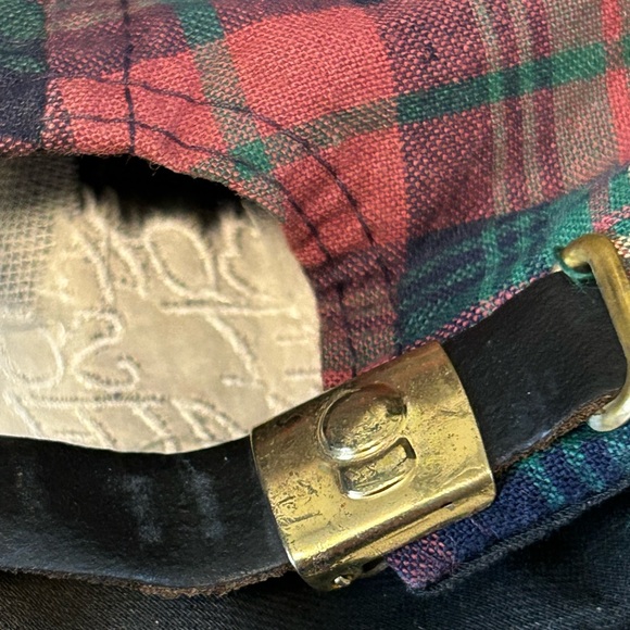 Vintage 1995 Puget Sound Lake Spanaway Golf Plaid Embroidered Baseball D… - Picture 5 of 12